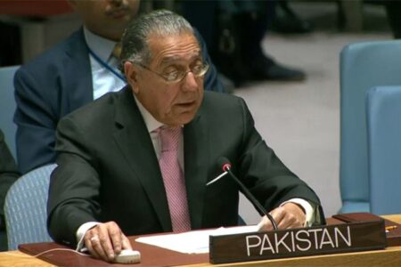 مقبوضہ کشمیرمیں بھارتی جارحیت کے خلاف پاکستان نے اقوام متحدہ میں پھرآوازاٹھا دی