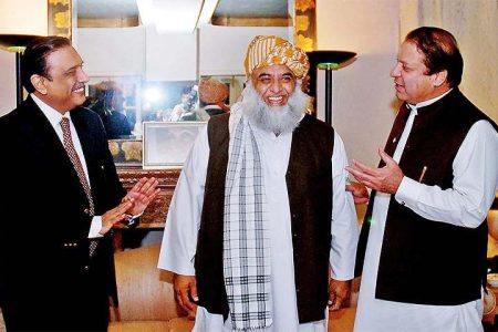 پنجاب کے ضمنی انتخابات میں ہار: نواز، زرداری اور مولانا فضل کا رابطہ