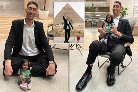 دنیا کی طویل اور پست قامت شخصیات کی 6 سال بعد ملاقات